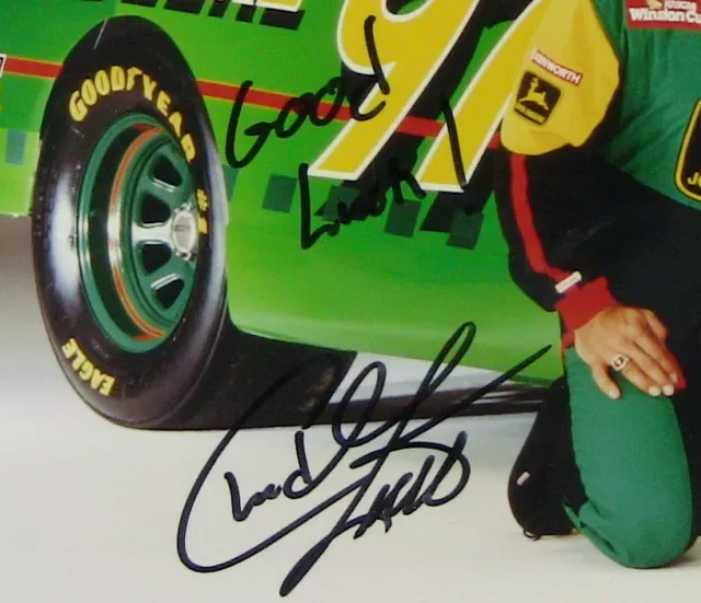 Chad Little NASCAR Original Autographed Color Photograph 1987 Rookie of the Year 2