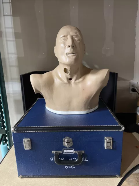Full Size Tracheostomy Simulator Human Patient Care Manikin Hospital Training —