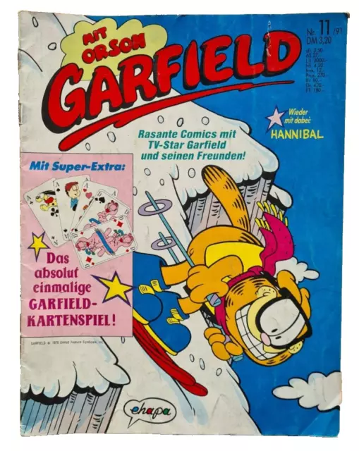 Garfield, Nr. 11/91, Ehapa Verlag, Z 2-3