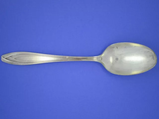 1847 Rogers Bros Silhouette Pattern Tablespoon Serving Spoon 8 3/8" Silverplate