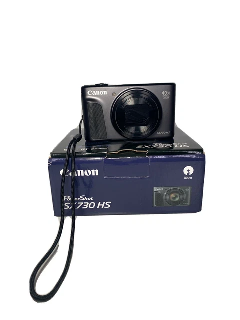 Canon PowerShot SX730 HS 20.3 MP Digital Camera - Black (1791C011AA)