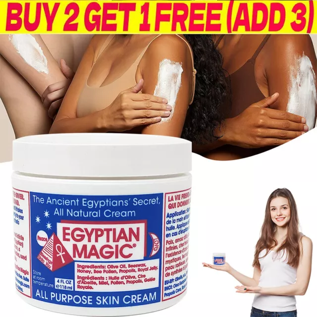 Egyptian Magic Moisturiser Cream 100% Natural Ingredients Healing Skin (118ml)