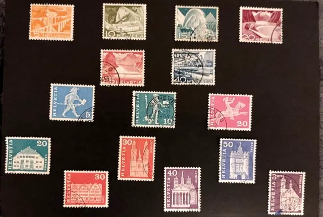 Briefmarken aus der Schweiz, Helvetia, Lot 4,  gestempelt