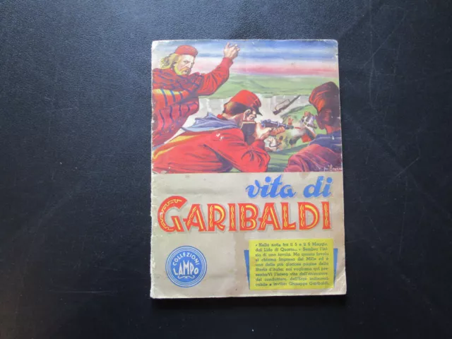 Album Figurine Vita Di Garibaldi Completo Ed.  Lampo 1955 !!!