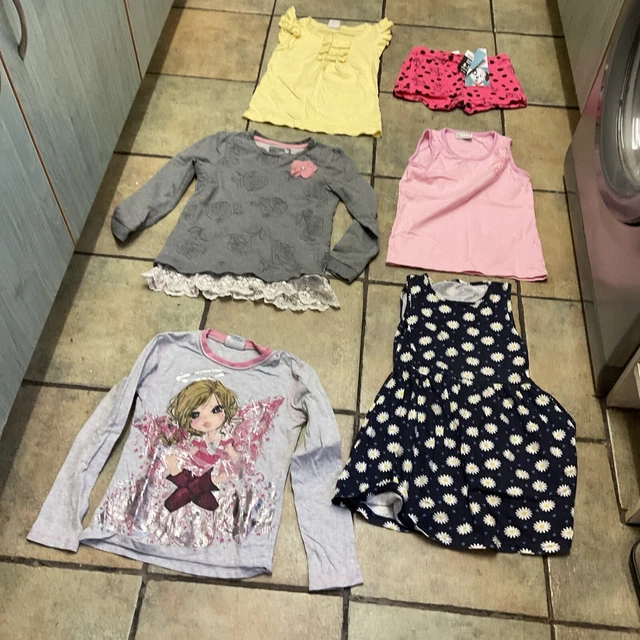 Girls Clothes Bundle Age 6.7 Yrs.tu.primark.next.Disney