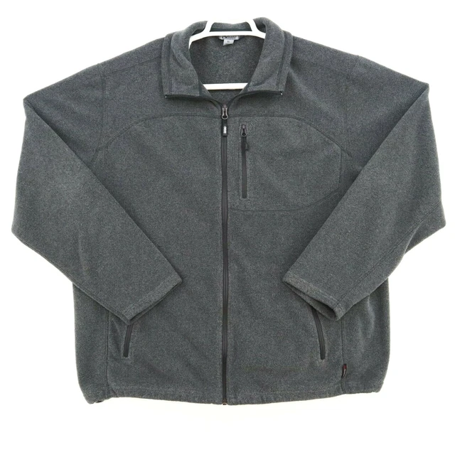 Gander Mountain Guide Series Sweatshirt Jacket Mens Size XL Gray Full Zip SOFT!