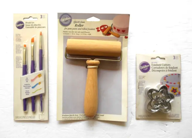 3 Cake Decorating Tools for Use With Fondant