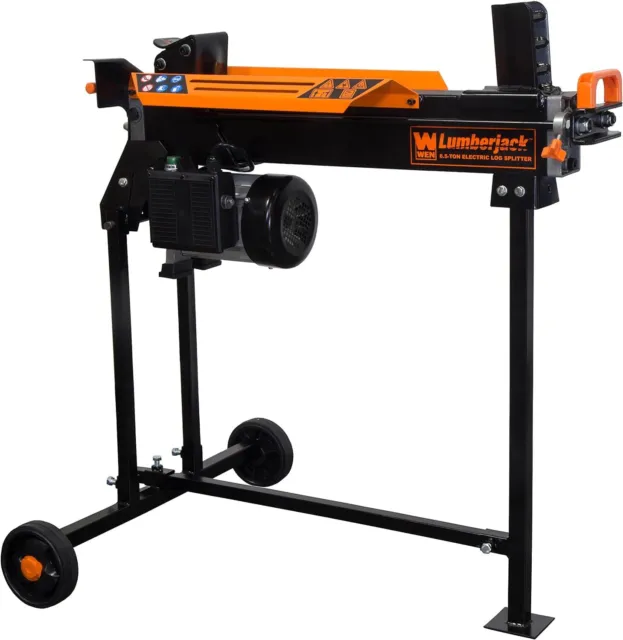 WEN 56208 6.5-Ton Electric Log Splitter with Stand