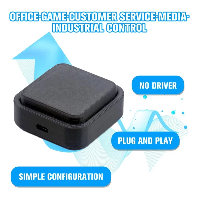 1 KEYS MECHANICAL Keyboard USB Shortcut Programmable win 4K9G For Linux