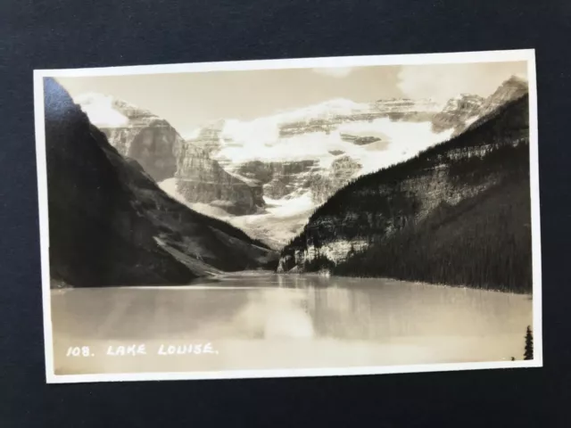 1930er Jahre Vintage Postkarte Lake Louise Alberta Banff Kanada