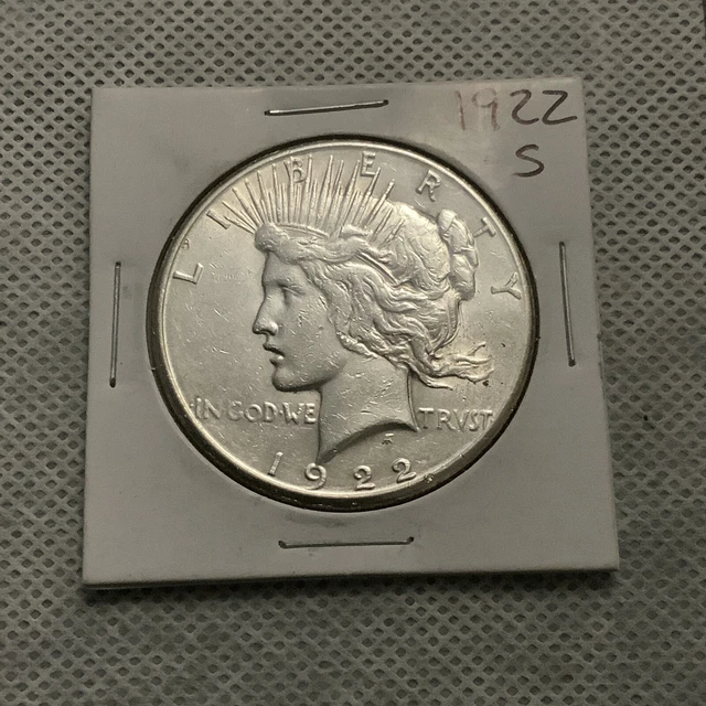 1922 s Silver Peace Dollar 90% silver