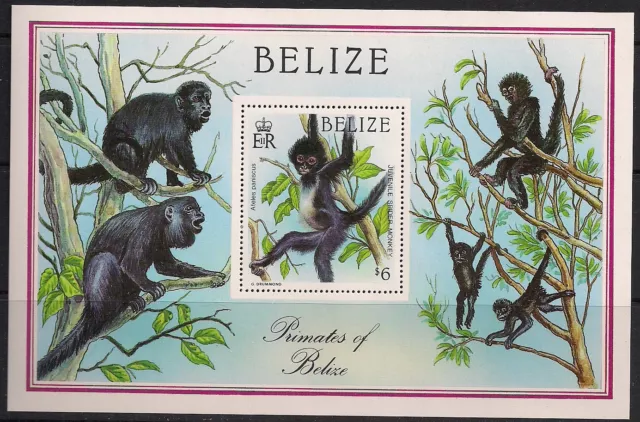 Belize Stamp 872  - Primates