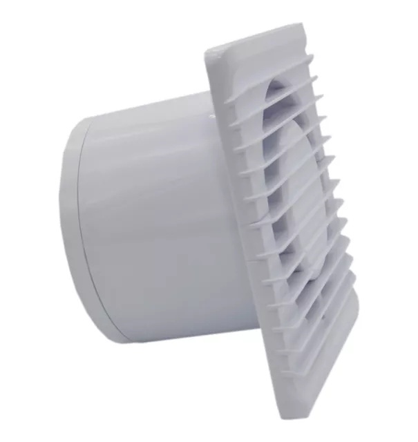 Bathroom exhaust fan Quiet  extractor  Ø 100 mm 4"  HUMIDISTAT or TIMER