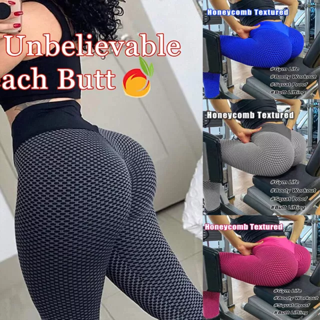 Women Anti-Cellulite Yoga Pants High Waist Fitness Sports Leggings Butt  Lifting