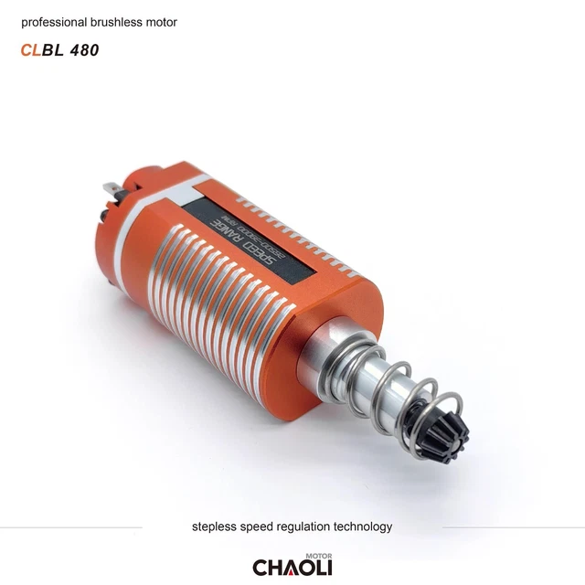 CHAOLI BRUSHLESS MOTOR 480 Long High Torque AEG Gel Blaster 39K 48K RPM ...