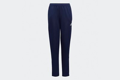Adidas Entrada 22 Formazione Pantaloni Bambini Blu Casual Sport Ragazzi - HC0336
