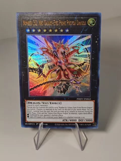 Numero C62 Neo Drago Fotonico Primordiale Occhi Galattici Yu-Gi-Oh Yugioh