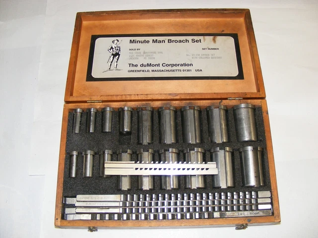 Minuteman duMont Keyway Broach Set