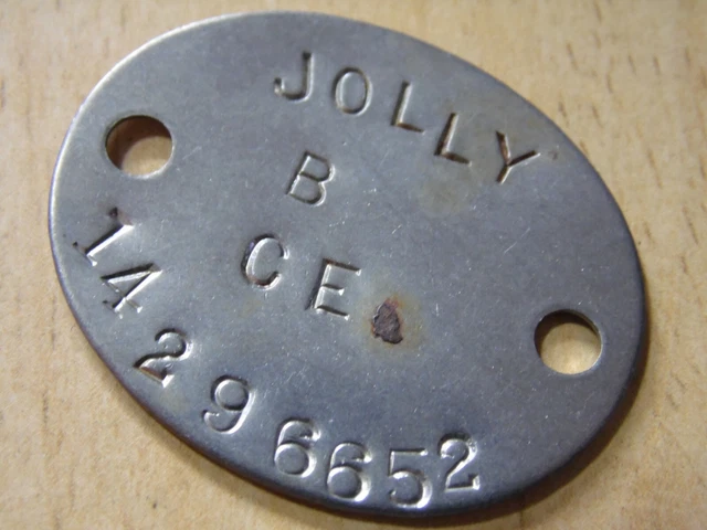 WW2 RELIC DOGTAG ww2 RAC RTR Recce Replacement from GSC - JOLLY 652 £12 ...