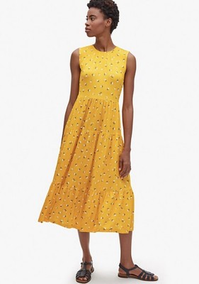 Kate Spade Dainty Bloom Midi Knit Dress Size 2