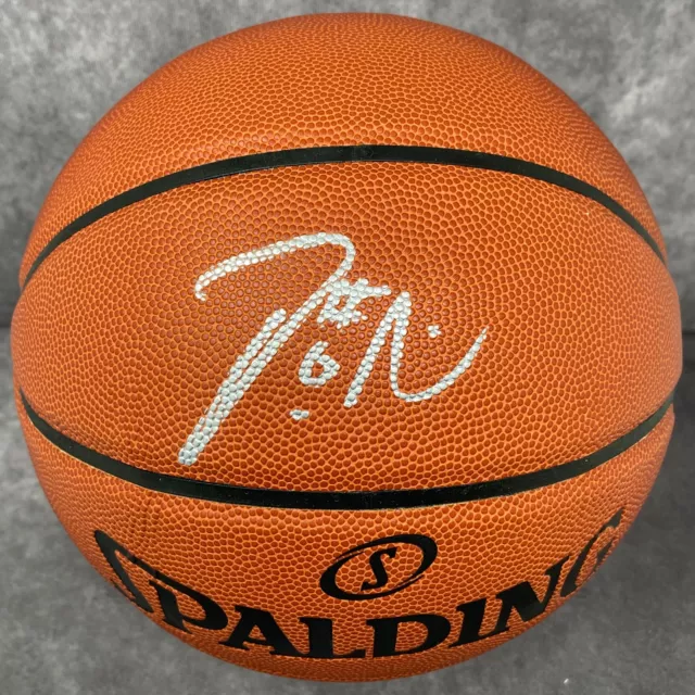 Damian Lillard Autographed Signed Bucks Spalding NBA Basketball JSA COA