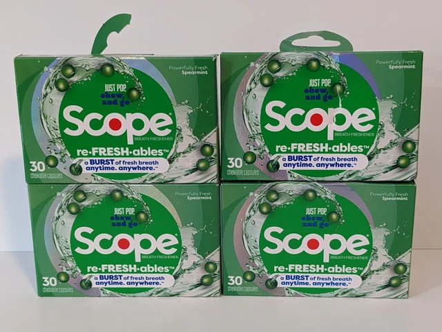 4 x Mira Refrescables - 30 Cápsulas Refrescadoras de Respiración 12/23+
