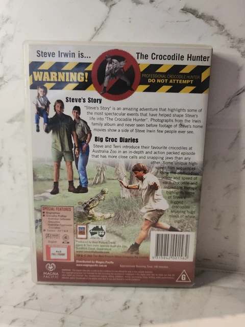THE CROCODILE HUNTER - Volume 1 Steve Irwin (DVD, 2002) Region 4 $15.15 ...