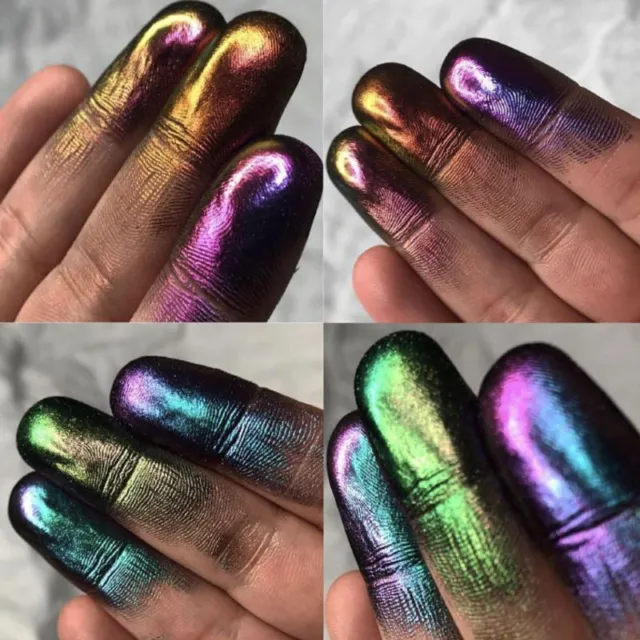 Pigmento de resina camaleón espejo brillo mágico colorante en polvo perlado descolorido