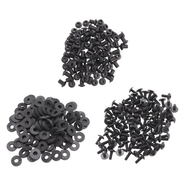 100Pcs  Lok Screw Set Chicago Screw Comes with Washer for DIY Kydex5186