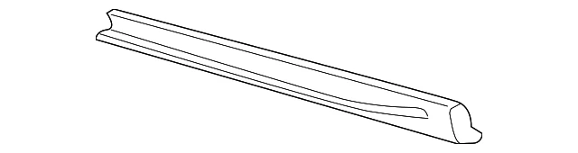 Genuine Ford Front Rocker Molding KK3Z-6110176-AB