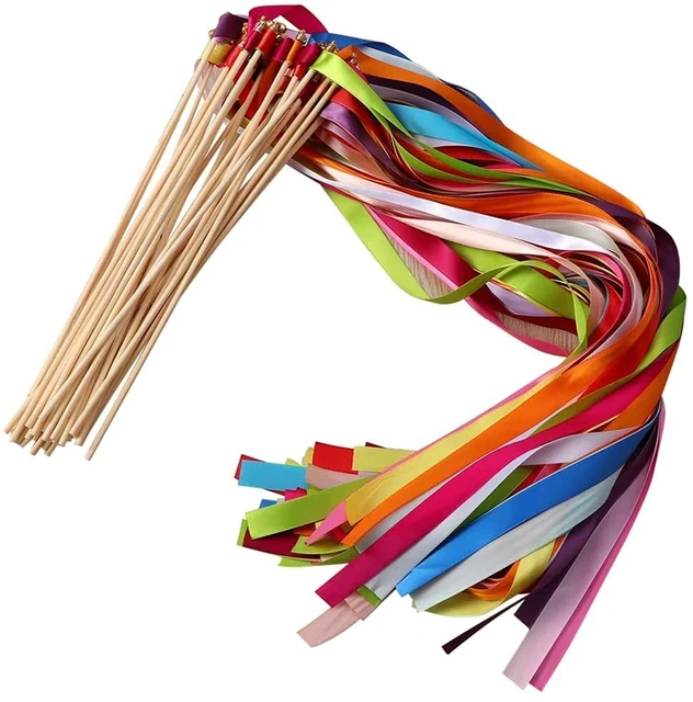 GZXUEHU Set di 12 Bacchette Magiche,Bacchetta da Principessa,Pittura Artigianato in Legno,fai da te in Legno per Regalo di Compleanno,Natale