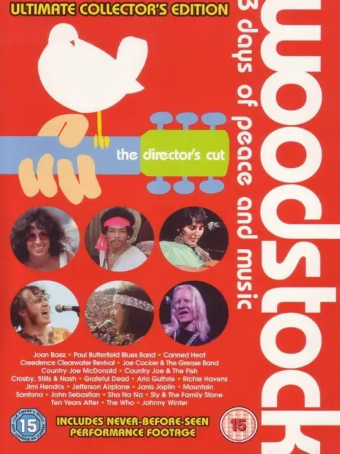 Woodstock 3 Days of Peace and Music Director's Cut 40th Anniversary Ultima (DVD)