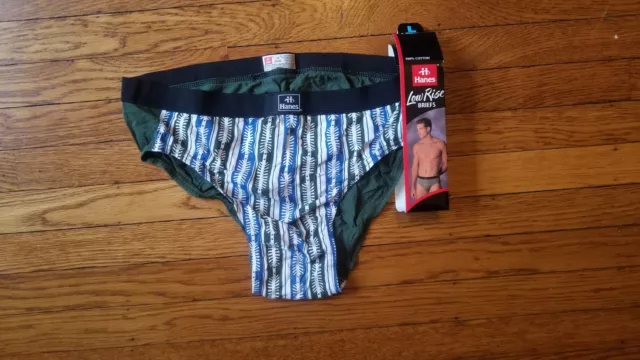 Vintage Men's Underwear Boxers Hanes Briefs Boxer Briefs Size Large Lot of 1