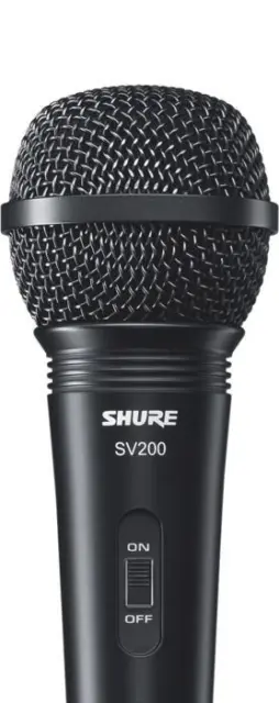 Shure SV200 microphone Noir Microphone de karaoké