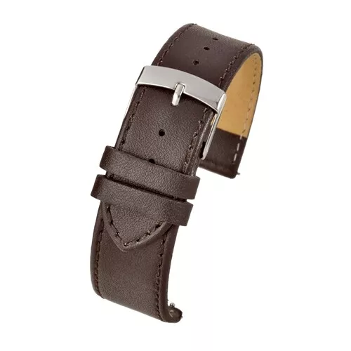 VintageTime Watch Straps - Smooth Leather Quick Release Replacement Watch Bands