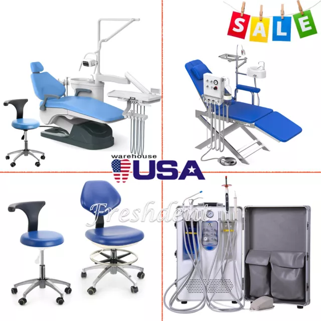 Dental Chair DC Motor LED Light Folding Chair/ Dental Portable Delivery Unit