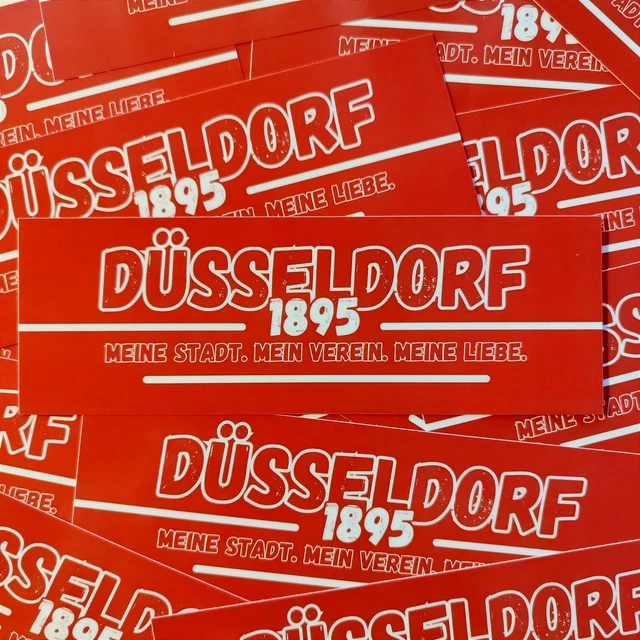 100x Cottbus Aufkleber 'Ein Leben Lang' - Fußball Fanartikel PVC
