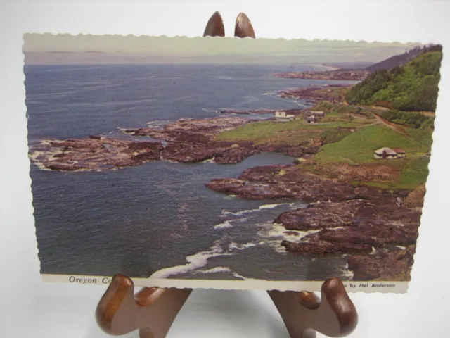 Vintage Postcard Oregon Coast Cape Perpetua Scallop Edge Unposted NOS