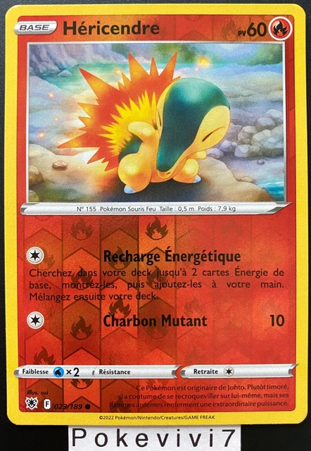 Pokemon Card HERICENDRE 023/189 REVERSE Sword & Shield 10 EB10 EN NEW