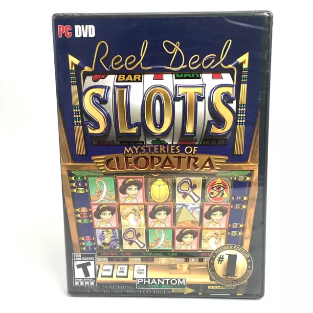 REEL DEAL SLOTS PC DVD Mysteries Of Cleopatra Slots PC GAME BUY 2 GET 1  FREE $8.99 - PicClick