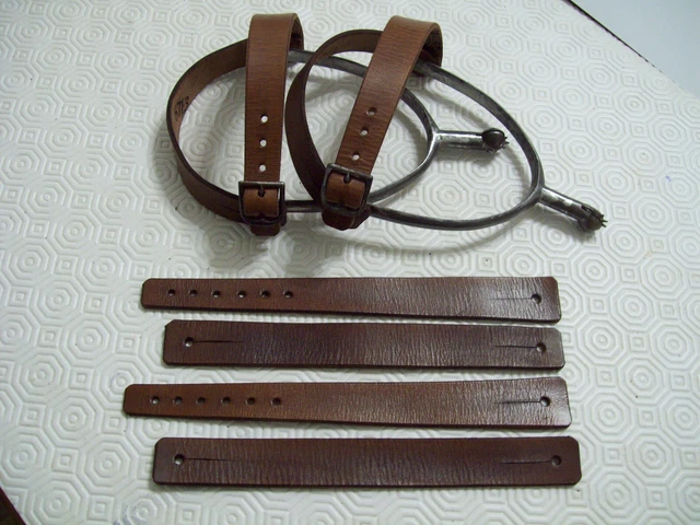 Paires D'ailes De Selle Western En Cuir - Remplacement Pour Cheval Adulte - Taille Unique