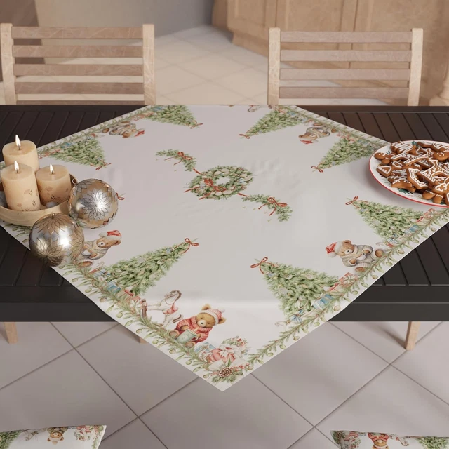 Runner Da Tavolo Russo Tessuti 40x140 Cm, Copritavolo Centro Tavola In Tessuto Scozzese Tartan, Striscia Natalizia Per Decorazione Casa, Rosso E Verde