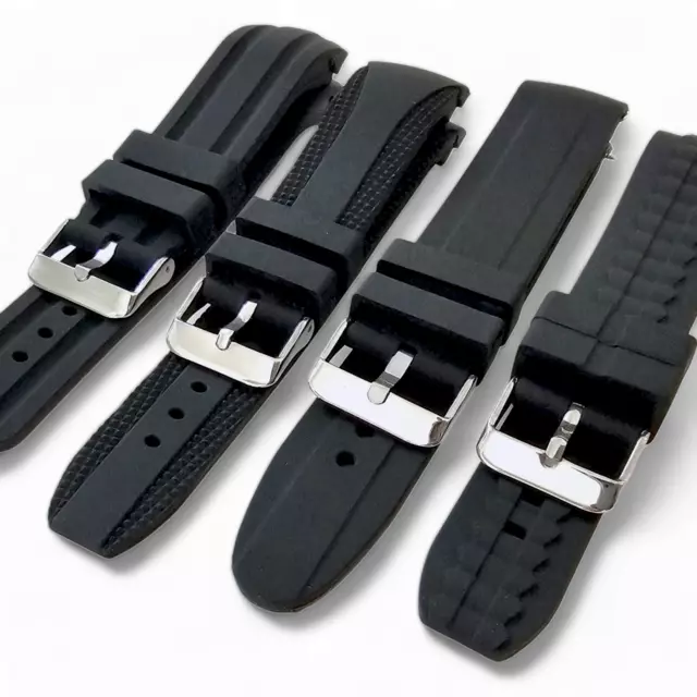 18mm curved end watch band deals