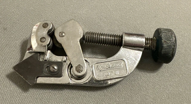 Herbrand No. 761 Tubing Pipe Conduit Cutter 1/8"-1" O.D. Made in the USA Vintage