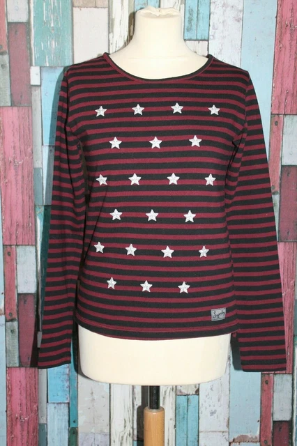 Haut Pull Femme Raye  °°°  Superdry  °°°  Tokyo 1954 . Taille S