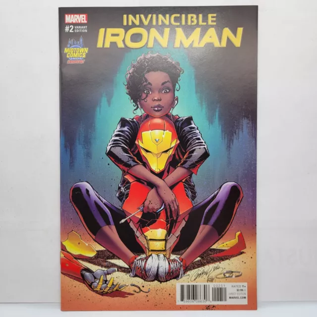 Invincible Iron Man #2 Exclusive J Scott Campbell Color Variant 2016 Riri MCU