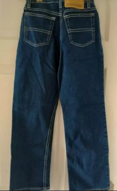 Jeans vintage per bambini Marks & Spencer blu scuro età 9 anni nuovi con etichette 3