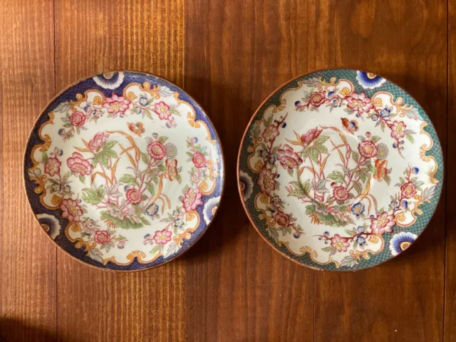 2 soucoupes Sarreguemines Minton 217 et 216