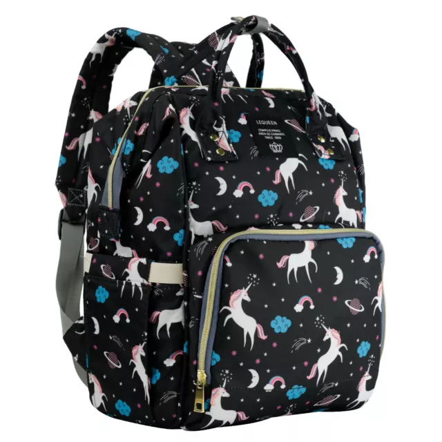LEQUEEN Baby Nappy Diaper Bag Mummy Maternity Large Capacity Travel Backpack 2