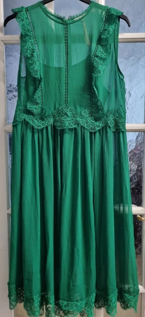 TED BAKER  Ophilla Midi Sequin Dress RRP 199 Size 1 UK 8 54.39 -  PicClick UK